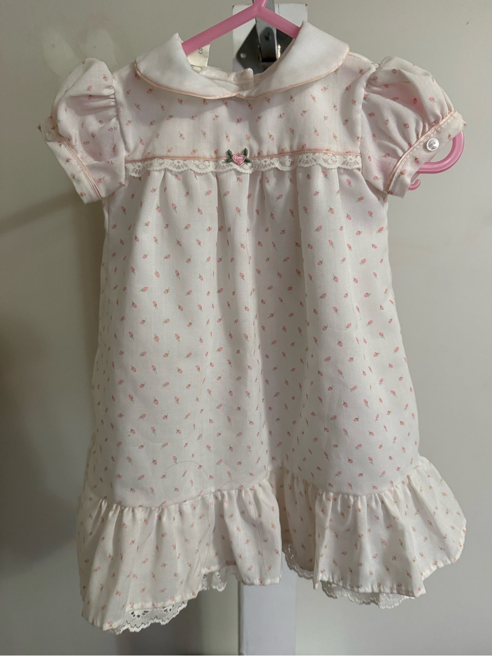 Vintage “Something Pretty” Newborn Dress